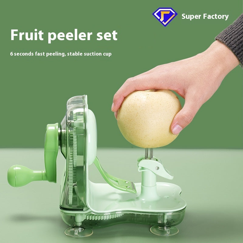 KitZenShop™ Éplucheur et Coupe-Fruits 2 en 1