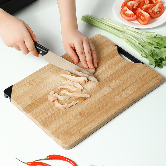 🪵 KitZenShop™ Bamboo Cutting Board – Square, Eco-Friendly & Durable