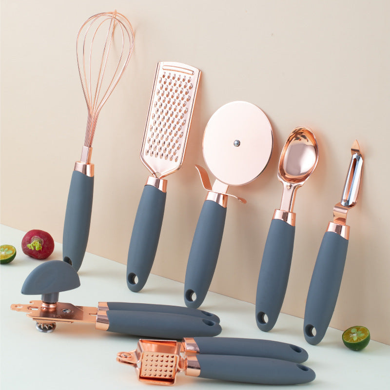 KitZenShop™ Kitchen Household Peeler Gadget – Set d’éplucheurs en cuivre