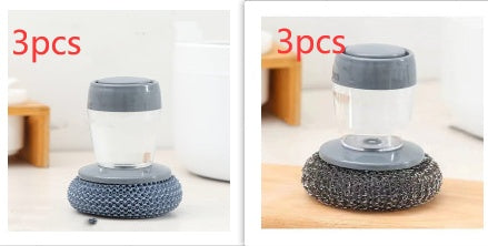 KitZenShop™ Smart Gadget Soap Dispensing Palm Brush – Nettoyage facile de la cuisine