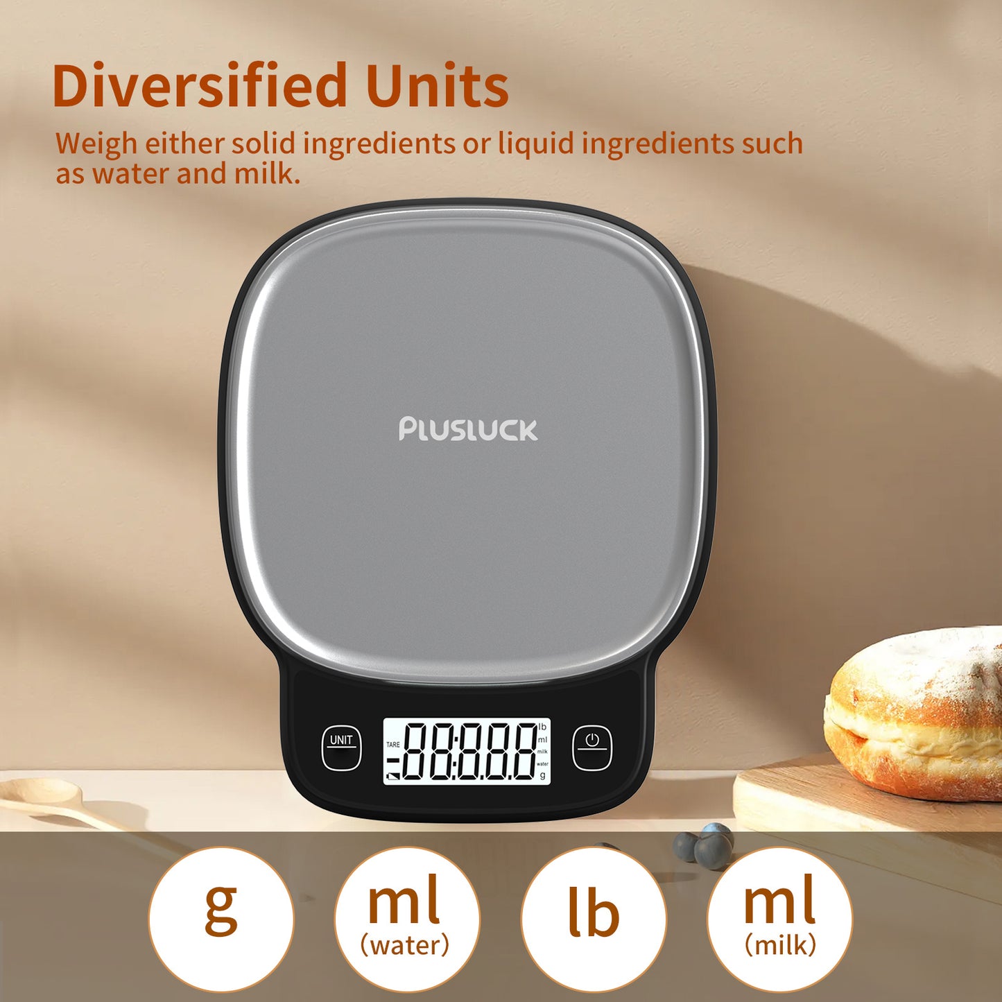 KitZenShop™ High Precision Digital Kitchen Scale