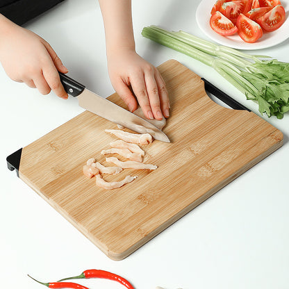 🪵 KitZenShop™ Bamboo Cutting Board – Square, Eco-Friendly & Durable