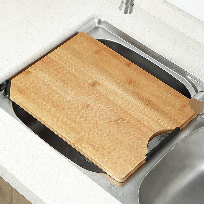 🪵 KitZenShop™ Bamboo Cutting Board – Square, Eco-Friendly & Durable