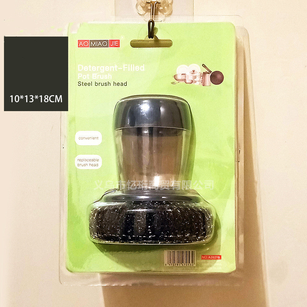 KitZenShop™ Smart Gadget Soap Dispensing Palm Brush – Nettoyage facile de la cuisine