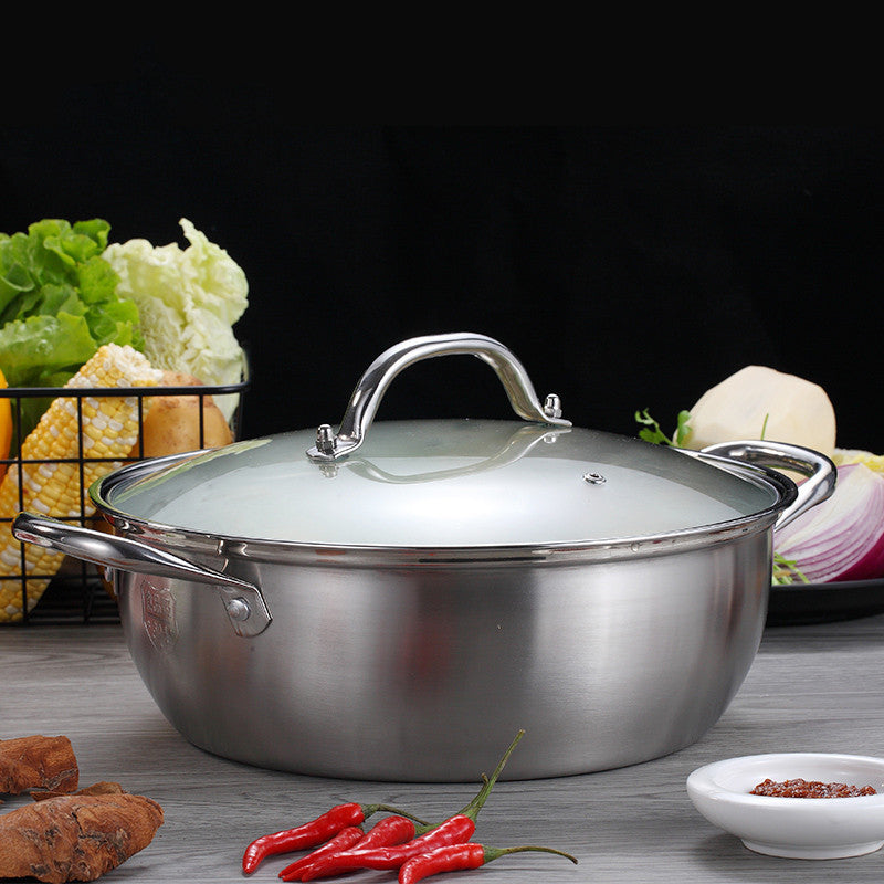 KitZenShop™ Stainless Steel Two-Flavor Mandarin Duck Pot – Hot Pot 2 Saveurs