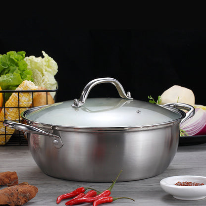 KitZenShop™ Stainless Steel Two-Flavor Mandarin Duck Pot – Hot Pot 2 Saveurs