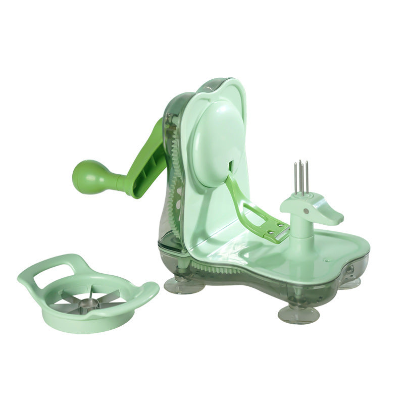 KitZenShop™ Éplucheur et Coupe-Fruits 2 en 1