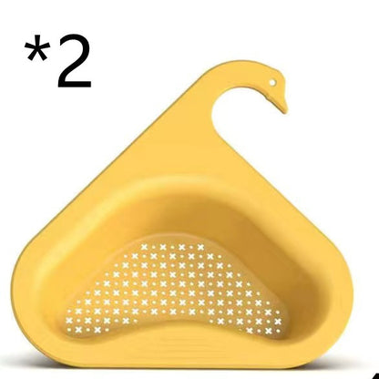 KitZenShop™ Hanging Sink Basket – Filtre pour fruits et légumes avec drainage efficace
