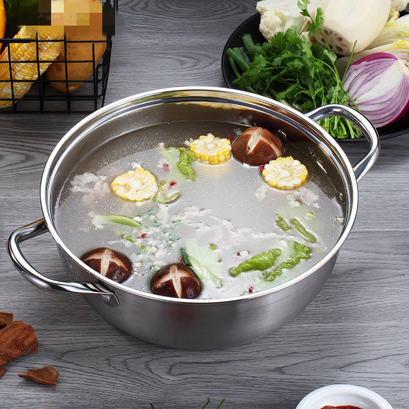 KitZenShop™ Stainless Steel Two-Flavor Mandarin Duck Pot – Hot Pot 2 Saveurs