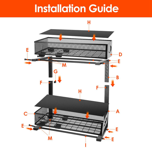 KitZenShop™ 2-Tier Sliding Drawer Organizer — Adjustable Under Sink