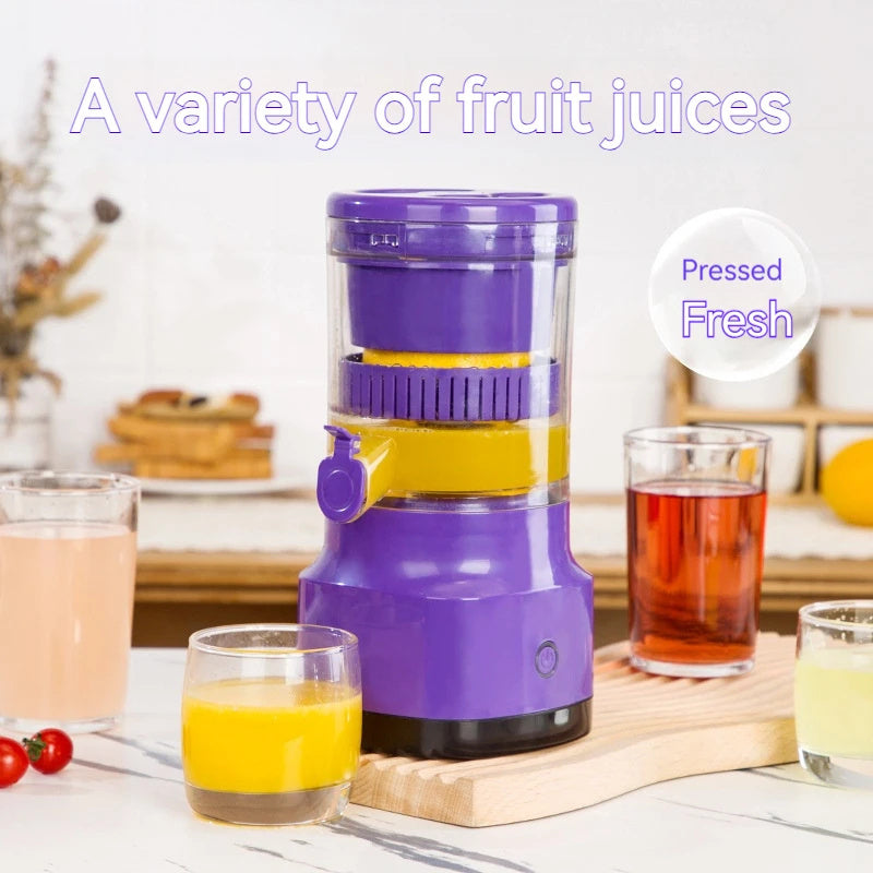 USB rechargeable electric citrus juicer – automatic orange and lemon squeezer with detachable parts, KitZenShop™ smart gadget