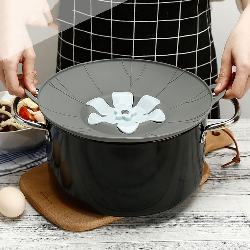  KitZenShop™ couvercle silicone anti-débordement pour casserole et poêle