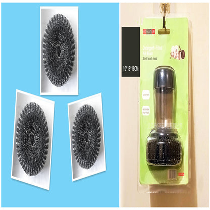 KitZenShop™ Smart Gadget Soap Dispensing Palm Brush – Nettoyage facile de la cuisine