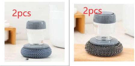 KitZenShop™ Smart Gadget Soap Dispensing Palm Brush – Nettoyage facile de la cuisine