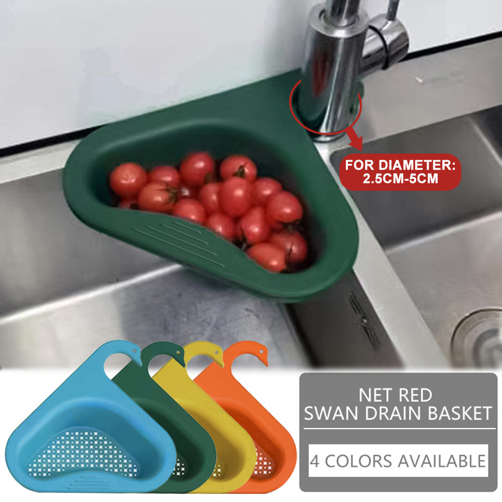 KitZenShop™ Hanging Sink Basket – Filtre pour fruits et légumes avec drainage efficace